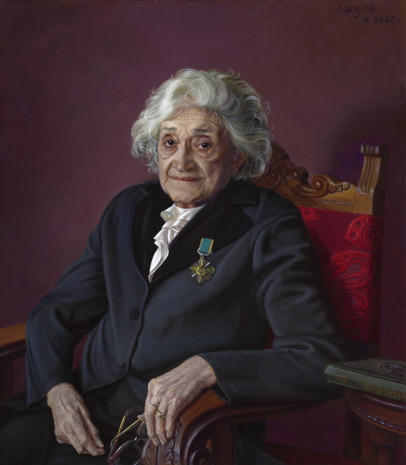 Почетный сотрудник МИД России Петухова Г.П. Холст, масло. 2025 г.