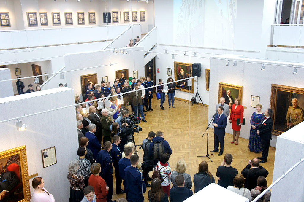 Выступление губернатора воронежской области Алексея Гордеева на открытии выставки «Они сражались за Родину!»