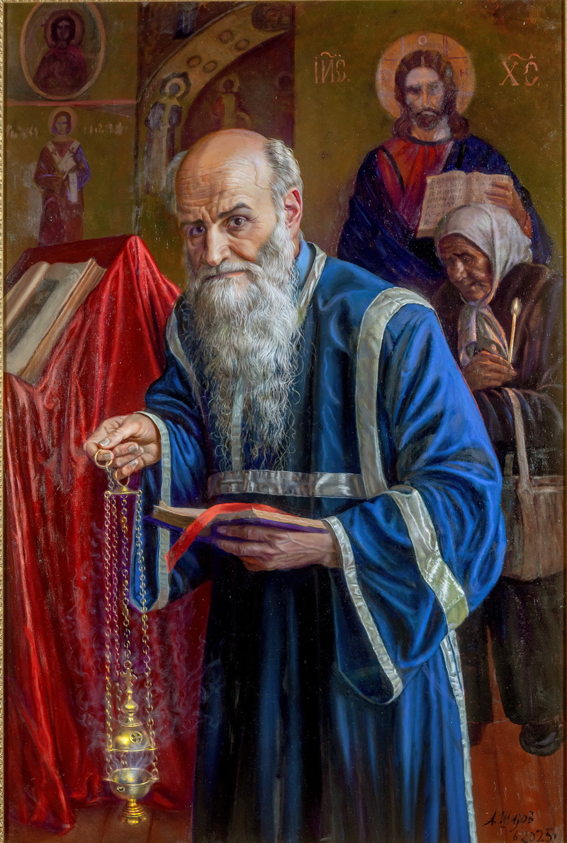 Алтарник Артемий. Холст, масло. 2025 г. Алтарник Артемий. Холст, масло. 2025 г.